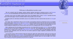 Desktop Screenshot of kundalini-teacher.com
